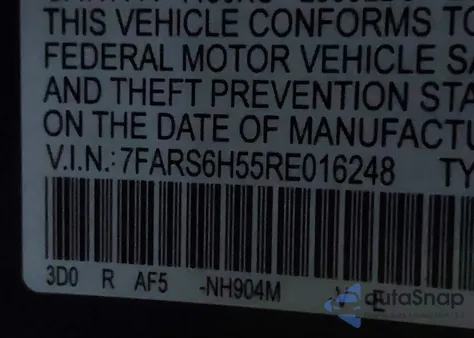 2024 Honda Cr-V Hybrid Sport from USA, damaged, VIN 7FARS6H55RE016248